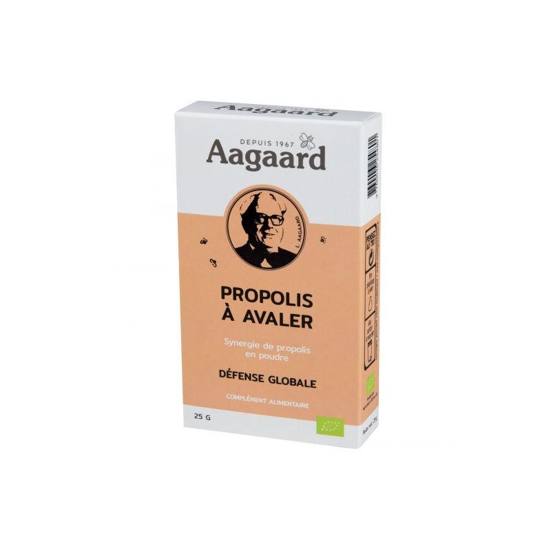 Propolis à Avaler 25g - Aagaard Aagaard  dans votre magasin bio en ligne Etiketbio.eu