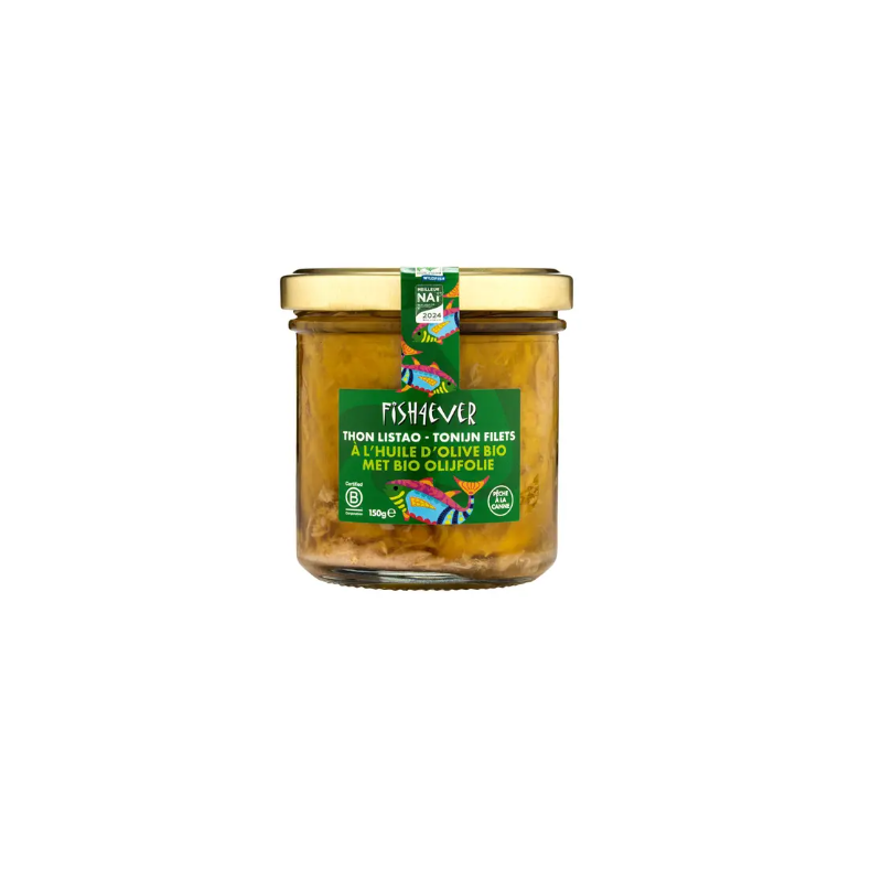 Filets de thon huile d’olive bio 150g - Fish4Ever Fish4ever  dans votre magasin bio en ligne Etiketbio.eu