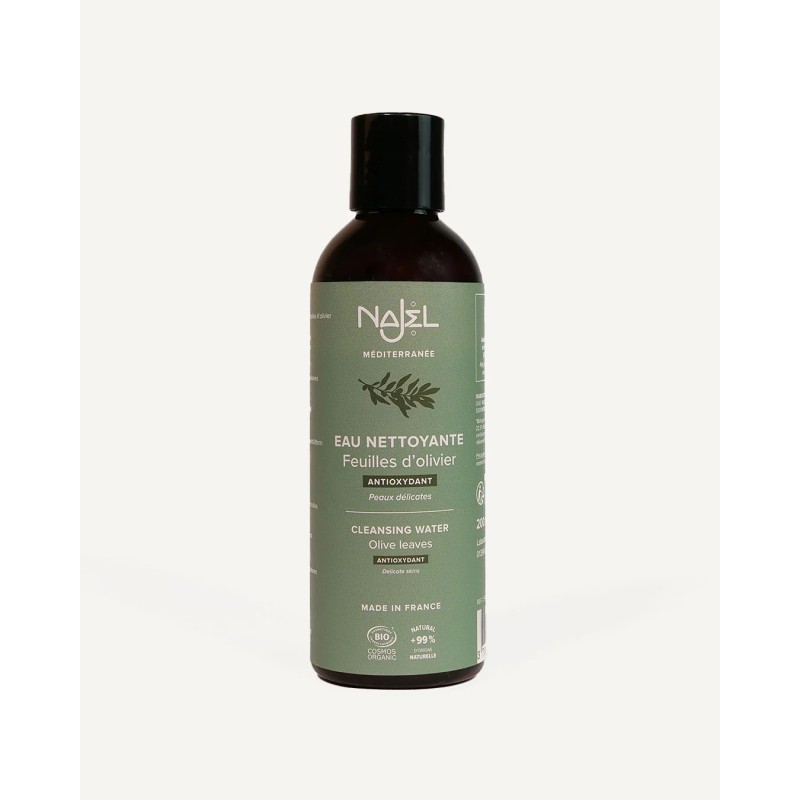 Najel Eau Nettoyante Feuilles Olivier 200ml Najel   dans votre magasin bio en ligne Etiketbio.eu