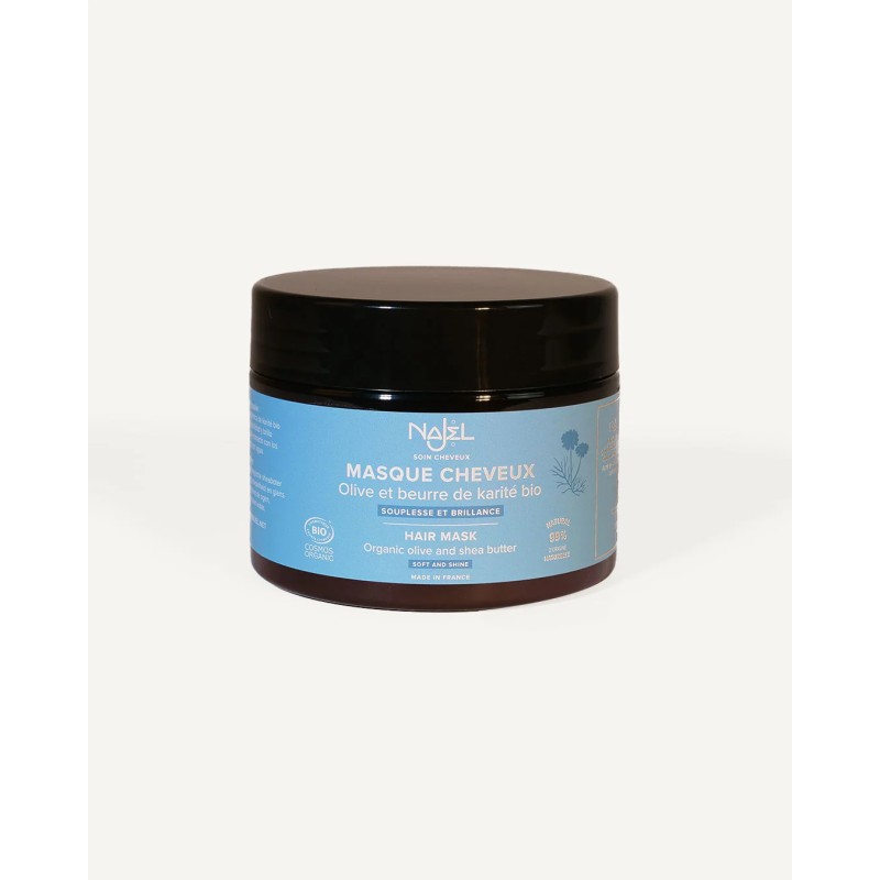 Najel Masque Cheveux Karité & Olive 250g Najel dans votre magasin bio en ligne Etiketbio.eu Najel Masque Cheveux Karité & Olive 250g Najel dans votre magasin bio en ligne Etiketbio.eu