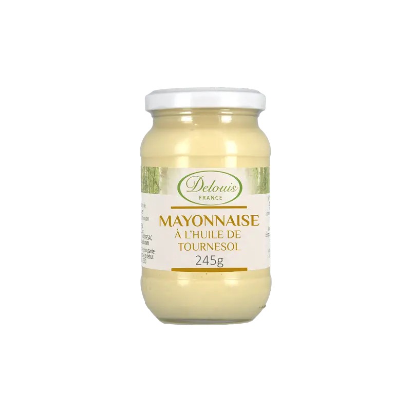 Mayonnaise bio 245g - Delouis Delouis  dans votre magasin bio en ligne Etiketbio.eu