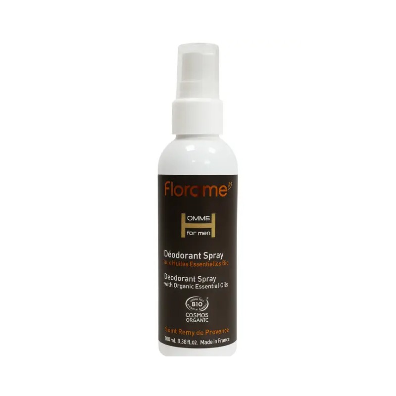 Déodorant homme spray 100ml - Florame Florame  dans votre magasin bio en ligne Etiketbio.eu