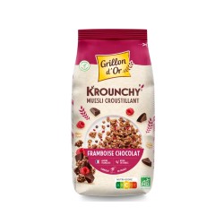 Krounchy framboise chocolat 450g - Grillon d'Or Grillon d'Or  dans votre magasin bio en ligne Etiketbio.eu