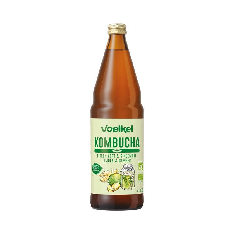 Kombucha citron gingembre 75cl - Voelkel Voelkel dans votre magasin bio en ligne Etiketbio.eu Kombucha citron gingembre 75cl - Voelkel Voelkel dans votre magasin bio en ligne Etiketbio.eu