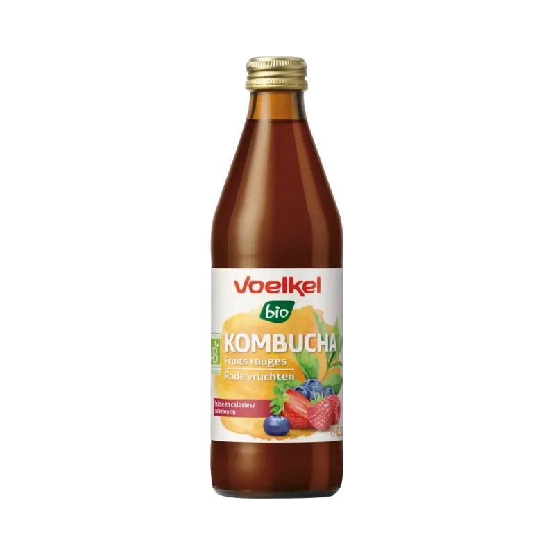 Kombucha fruits rouges 33cl - Voelkel Voelkel  dans votre magasin bio en ligne Etiketbio.eu