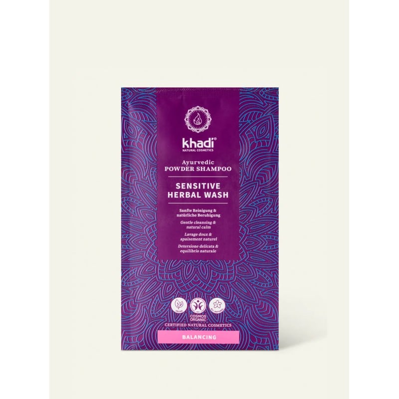 Khadi Shampoing Ayurvédique Sensitive 50g Khadi  dans votre magasin bio en ligne Etiketbio.eu