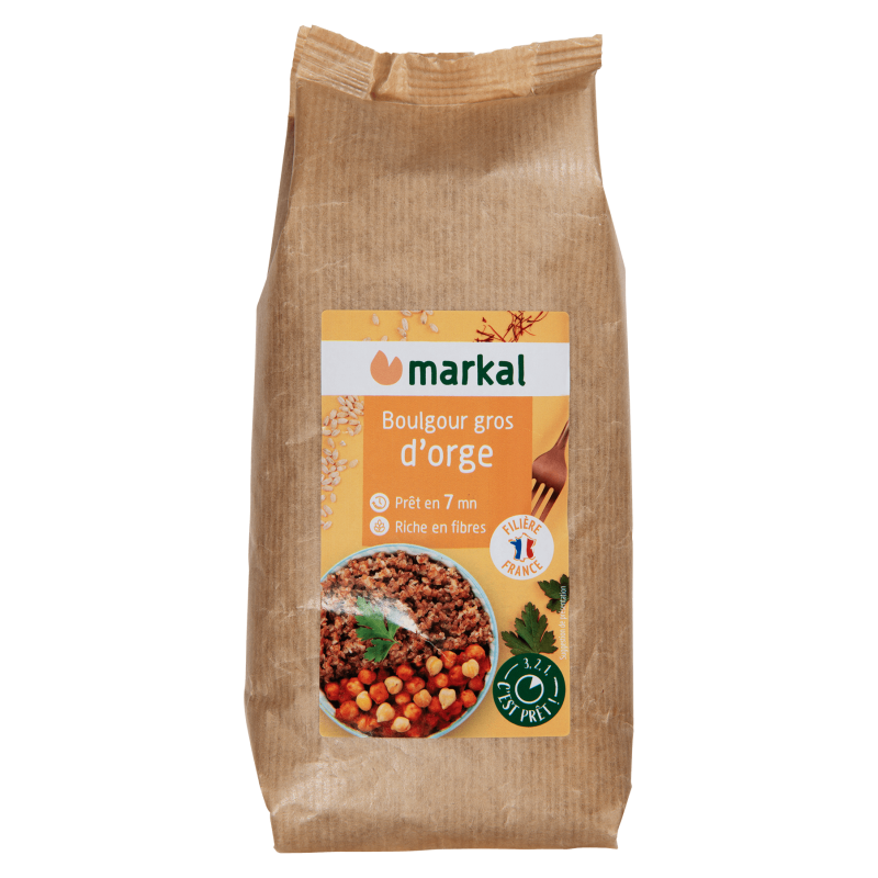 Barly (Orge mondé) 500g - Markal Markal  dans votre magasin bio en ligne Etiketbio.eu