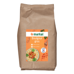 Boulgour gros 1kg - Markal  Markal  dans votre magasin bio en ligne Etiketbio.eu