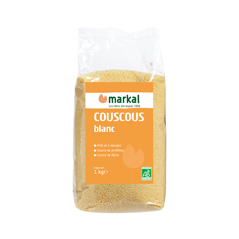 Couscous blanc 1kg - Markal Markal  dans votre magasin bio en ligne Etiketbio.eu