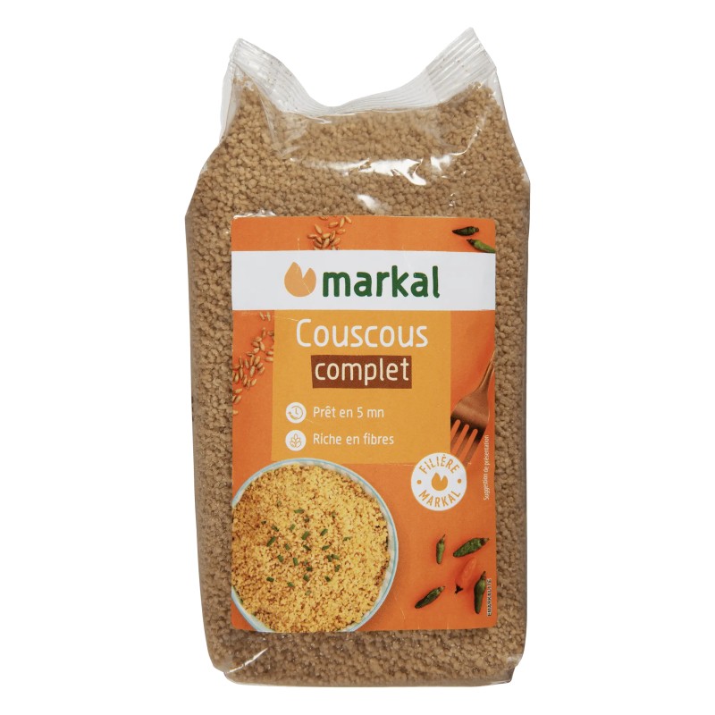 Couscous complet 500g - Markal Markal dans votre magasin bio en ligne Etiketbio.eu Couscous complet 500g - Markal Markal dans votre magasin bio en ligne Etiketbio.eu