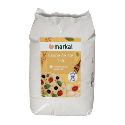 Farine de blé T55 1kg - Markal Markal  dans votre magasin bio en ligne Etiketbio.eu