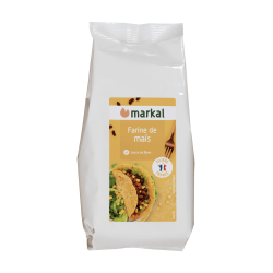 Farine de maïs 500g - Markal Markal  dans votre magasin bio en ligne Etiketbio.eu