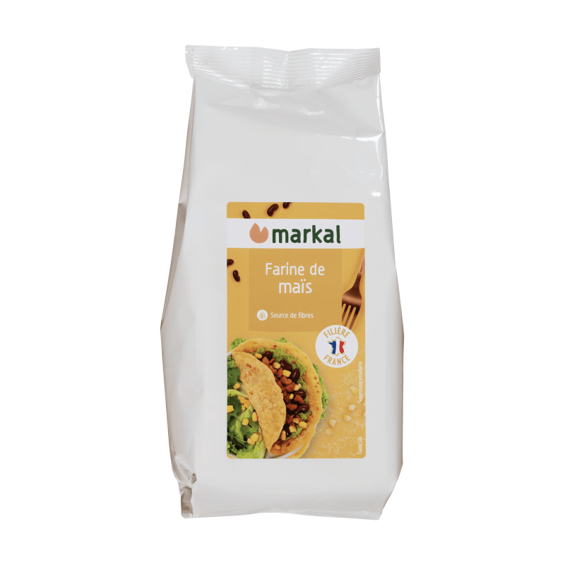 Farine de maïs 500g - Markal Markal  dans votre magasin bio en ligne Etiketbio.eu