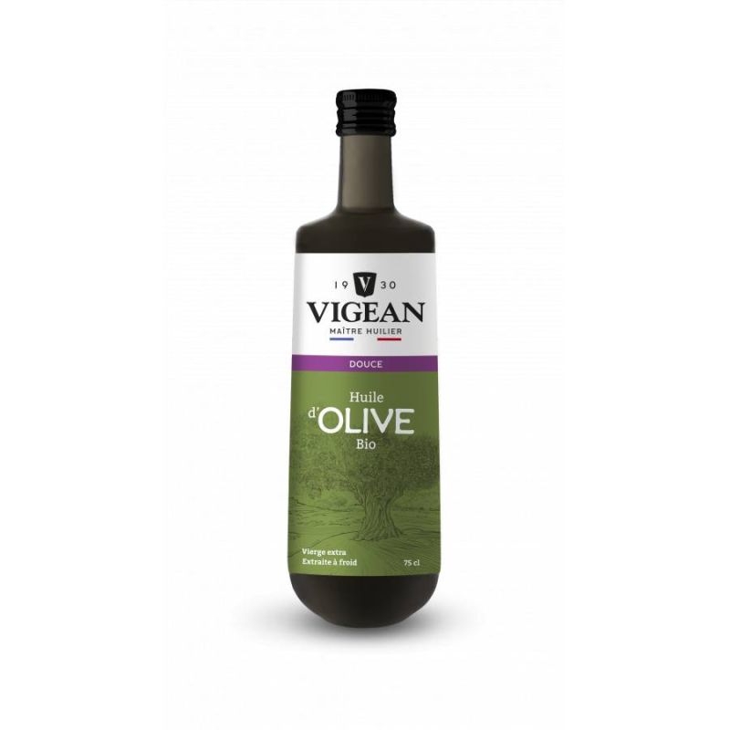 Huile d'olive bio vierge extra 75cl - Vigean VIGEAN  dans votre magasin bio en ligne Etiketbio.eu