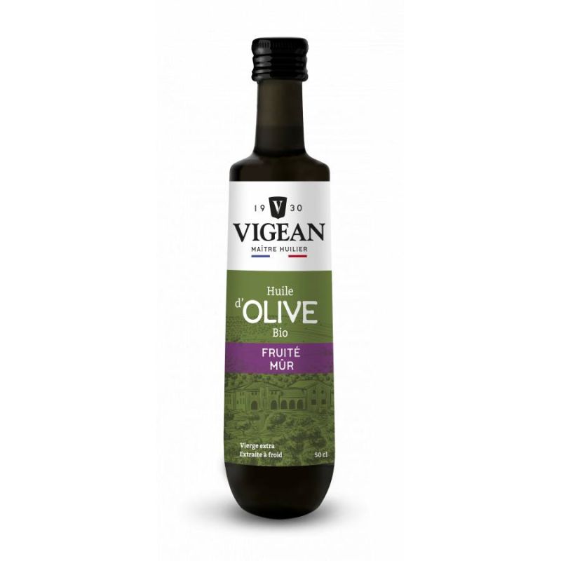 Huile d'olive bio fruité mûr 50cl - Vigean VIGEAN dans votre magasin bio en ligne Etiketbio.eu Huile d'olive bio fruité mûr 50cl - Vigean VIGEAN dans votre magasin bio en ligne Etiketbio.eu