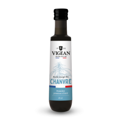 Huile de chanvre bio vierge 25cl - Vigean VIGEAN  dans votre magasin bio en ligne Etiketbio.eu