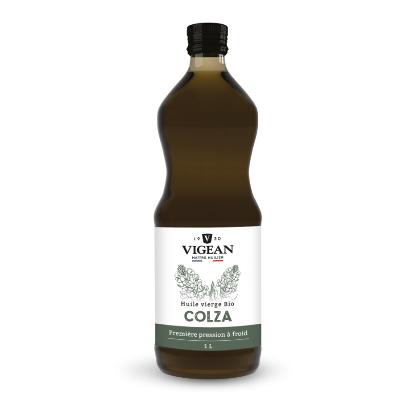 Huile de colza bio vierge 1L - Vigean VIGEAN dans votre magasin bio en ligne Etiketbio.eu Huile de colza bio vierge 1L - Vigean VIGEAN dans votre magasin bio en ligne Etiketbio.eu