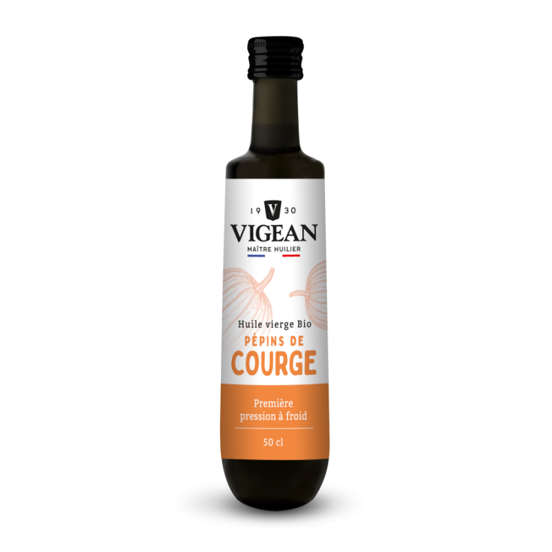 Huile pépin de courge bio 1L - Vigean VIGEAN  dans votre magasin bio en ligne Etiketbio.eu