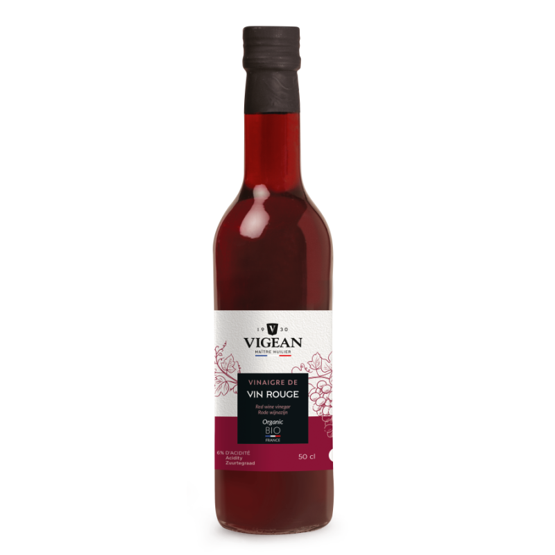 Vinaigre vin rouge bio 50cl - France- Vigean VIGEAN dans votre magasin bio en ligne Etiketbio.eu Vinaigre vin rouge bio 50cl - France- Vigean VIGEAN dans votre magasin bio en ligne Etiketbio.eu