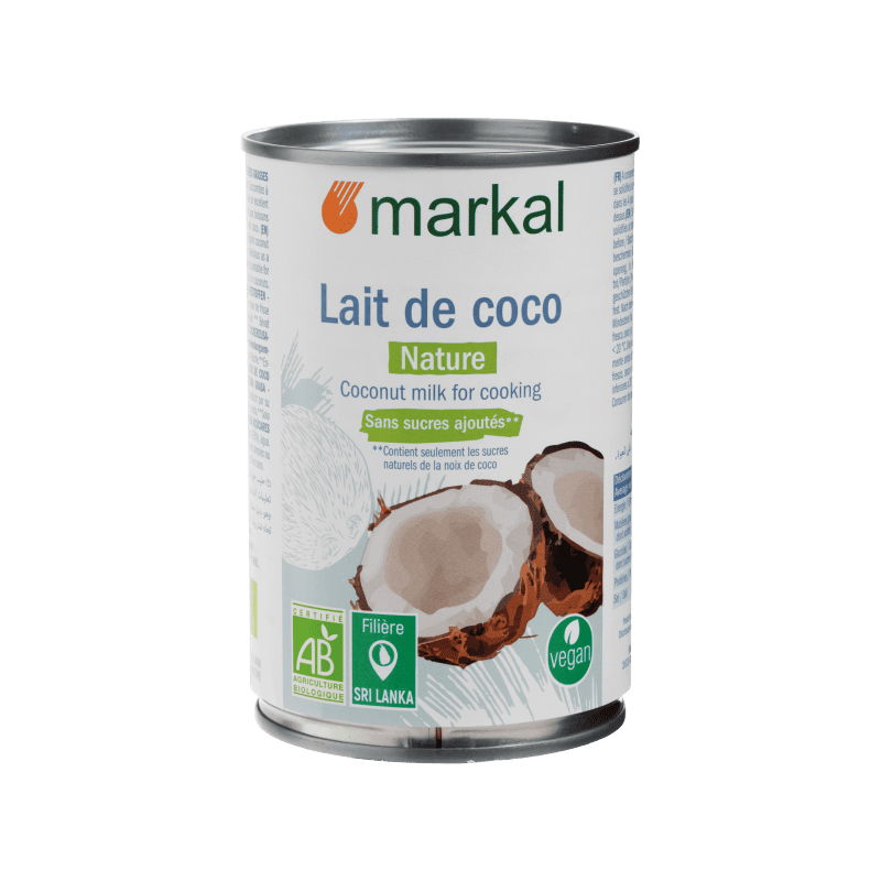 LAIT COCO (400ML) MARKAL Markal  dans votre magasin bio en ligne Etiketbio.eu