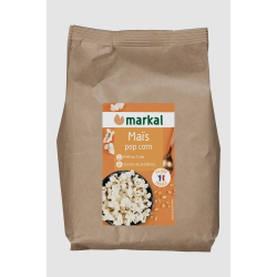 Maïs pop corn 500g - Markal  Markal  dans votre magasin bio en ligne Etiketbio.eu