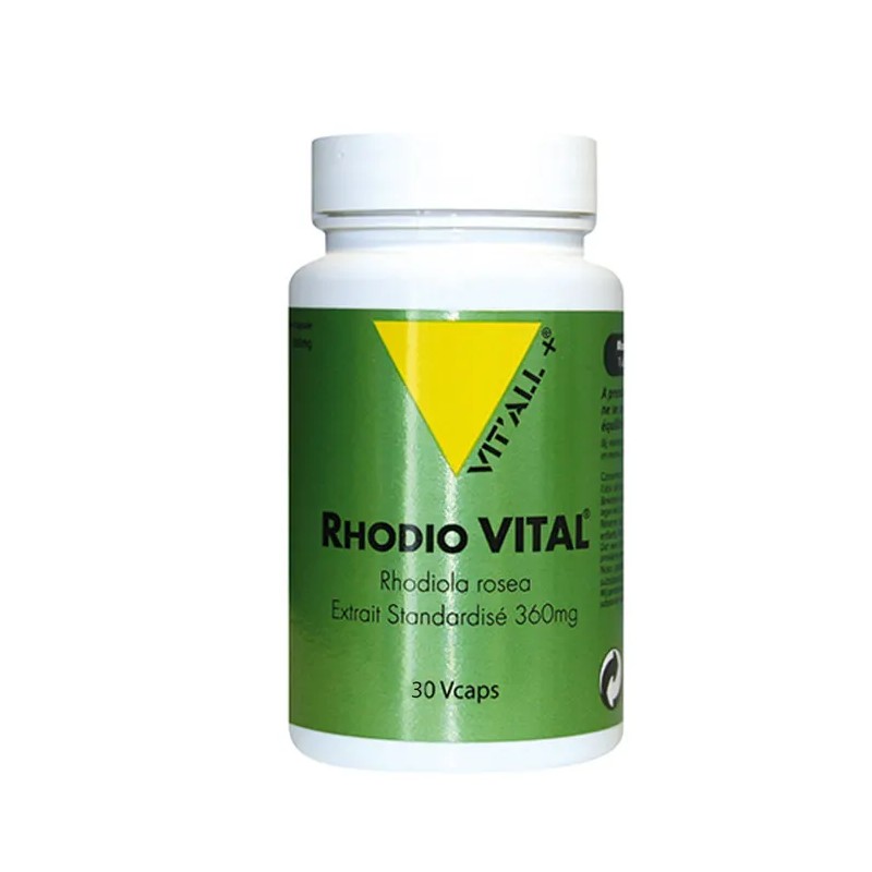 Rhodio Vital® Rhodiola 360mg - Extrait Standardisé | Stress, Énergie & Concentration