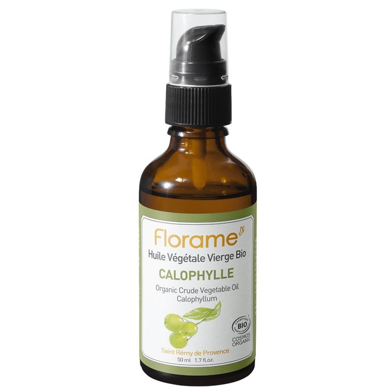 Huile calophylle bio 50ml - FLORAME Florame  dans votre magasin bio en ligne Etiketbio.eu