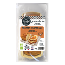 Pain petit épeautre doré 370g – Angélus Angélus  dans votre magasin bio en ligne Etiketbio.eu