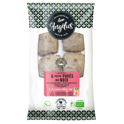 Petits pavés aux noix x6 360g – Angélus Angélus  dans votre magasin bio en ligne Etiketbio.eu
