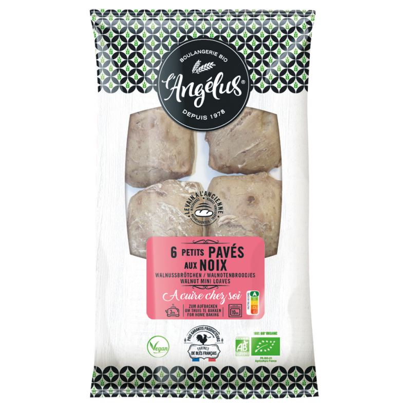 Petits pavés aux noix x6 360g – Angélus Angélus dans votre magasin bio en ligne Etiketbio.eu Petits pavés aux noix x6 360g – Angélus Angélus dans votre magasin bio en ligne Etiketbio.eu