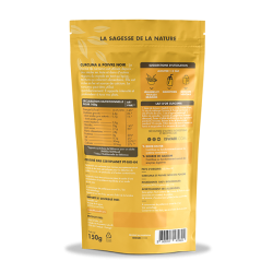 Curcuma & poivre noir poudre 150g – Iswari Iswari  dans votre magasin bio en ligne Etiketbio.eu