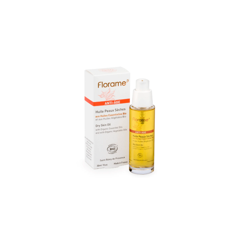 Huile anti-âge peaux sèches 30ml – Florame Florame dans votre magasin bio en ligne Etiketbio.eu Huile anti-âge peaux sèches 30ml – Florame Florame dans votre magasin bio en ligne Etiketbio.eu