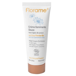Crème gommante douce bio 65ml – Florame Florame  dans votre magasin bio en ligne Etiketbio.eu
