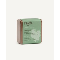 Savon d’Alep argile rouge 100g – Najel Najel   dans votre magasin bio en ligne Etiketbio.eu