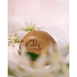 Savon d’Alep jasmin bio 100g – Najel Najel   dans votre magasin bio en ligne Etiketbio.eu