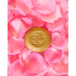 Savon d’Alep rose de Damas bio 100g – Najel Najel   dans votre magasin bio en ligne Etiketbio.eu