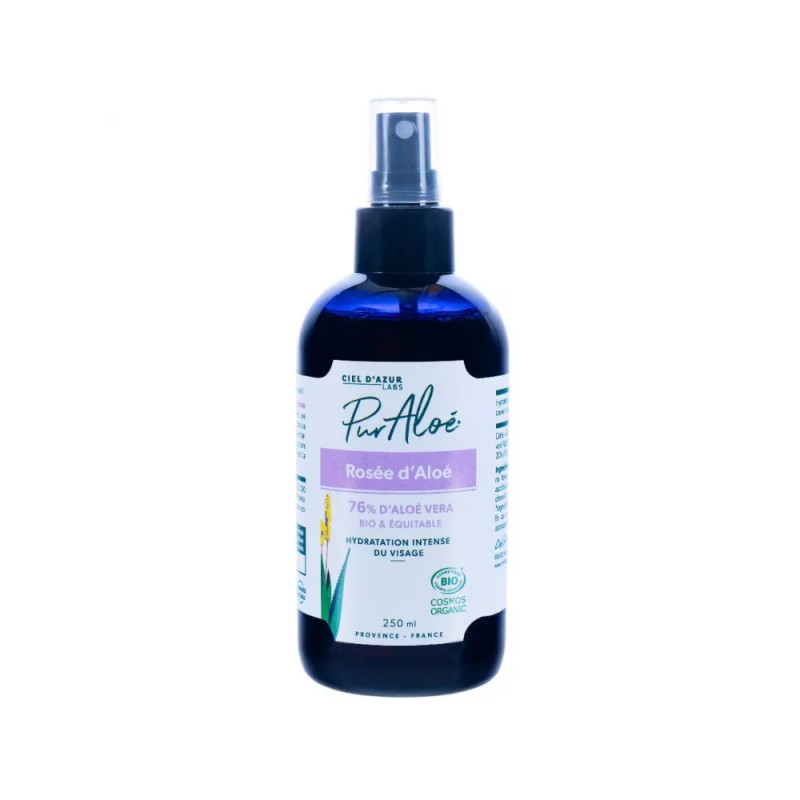 Rosée pure aloé vaporisateur 250ml – PurAloé Puraloé  dans votre magasin bio en ligne Etiketbio.eu