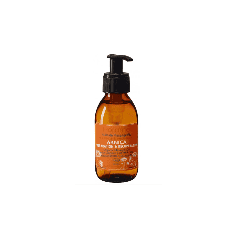 Huile massage arnica préparation 120ml – Florame Florame  dans votre magasin bio en ligne Etiketbio.eu