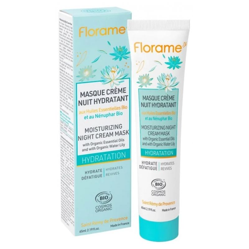 Masque nuit hydratant 65ml – Florame Florame  dans votre magasin bio en ligne Etiketbio.eu