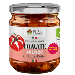 Tomates séchées à l’huile 190 g– Philia PHILIA  dans votre magasin bio en ligne Etiketbio.eu