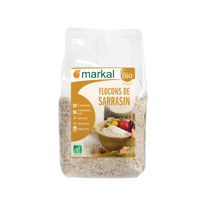 Flocons de sarrasin – Markal Markal  dans votre magasin bio en ligne Etiketbio.eu