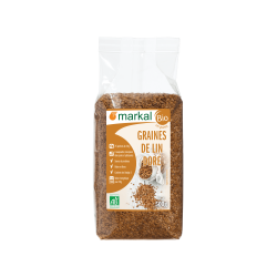 Graines de lin doré 500 g – Markal Markal  dans votre magasin bio en ligne Etiketbio.eu