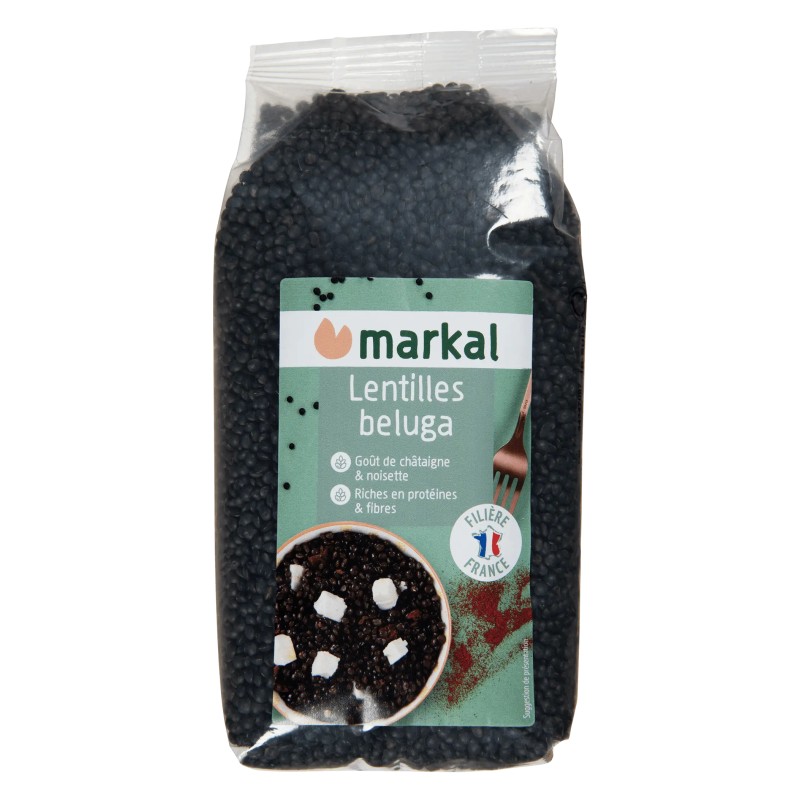 Lentilles beluga 500g - Markal Markal dans votre magasin bio en ligne Etiketbio.eu Lentilles beluga 500g - Markal Markal dans votre magasin bio en ligne Etiketbio.eu