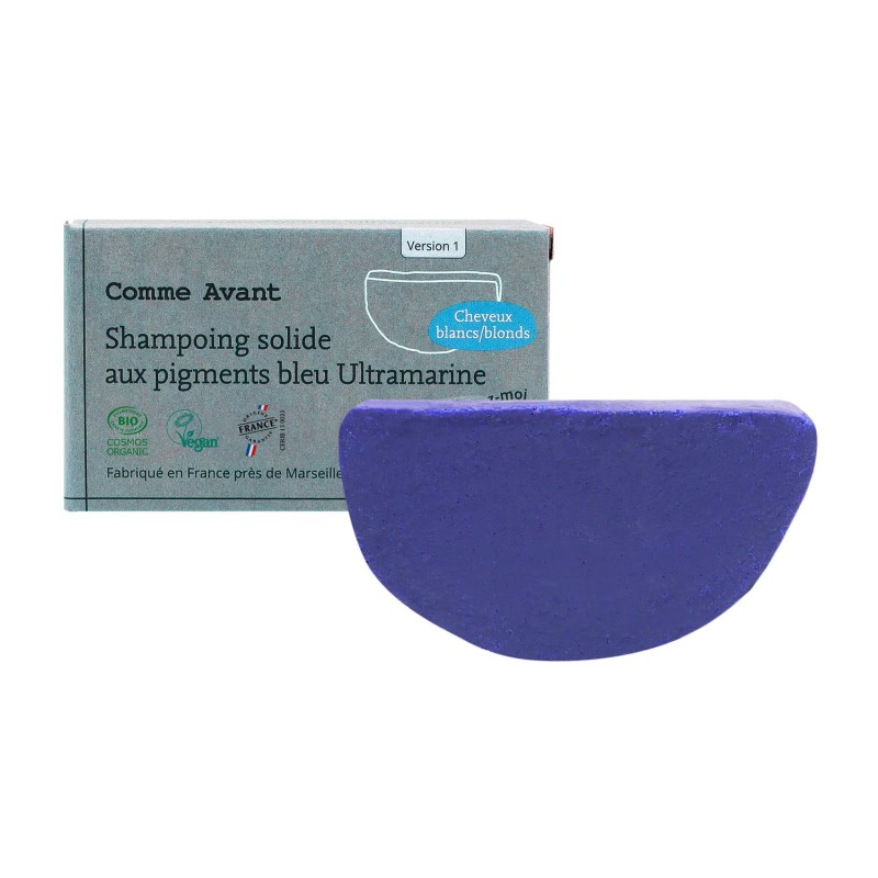 Shampoing solide blond & blanc Comme Avant Comme Avant  dans votre magasin bio en ligne Etiketbio.eu