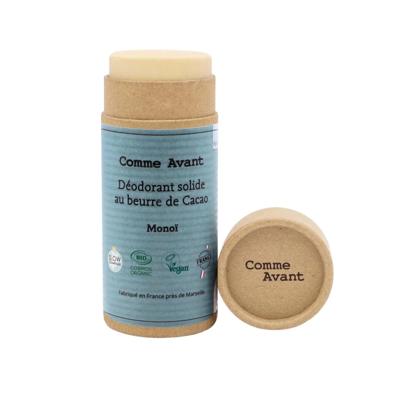 Déodorant solide Monoï Comme Avant Comme Avant dans votre magasin bio en ligne Etiketbio.eu Déodorant solide Monoï Comme Avant Comme Avant dans votre magasin bio en ligne Etiketbio.eu