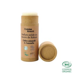 Parfum solide Cèdre Amandé & Cannelle Comme Avant Comme Avant dans votre magasin bio en ligne Etiketbio.eu