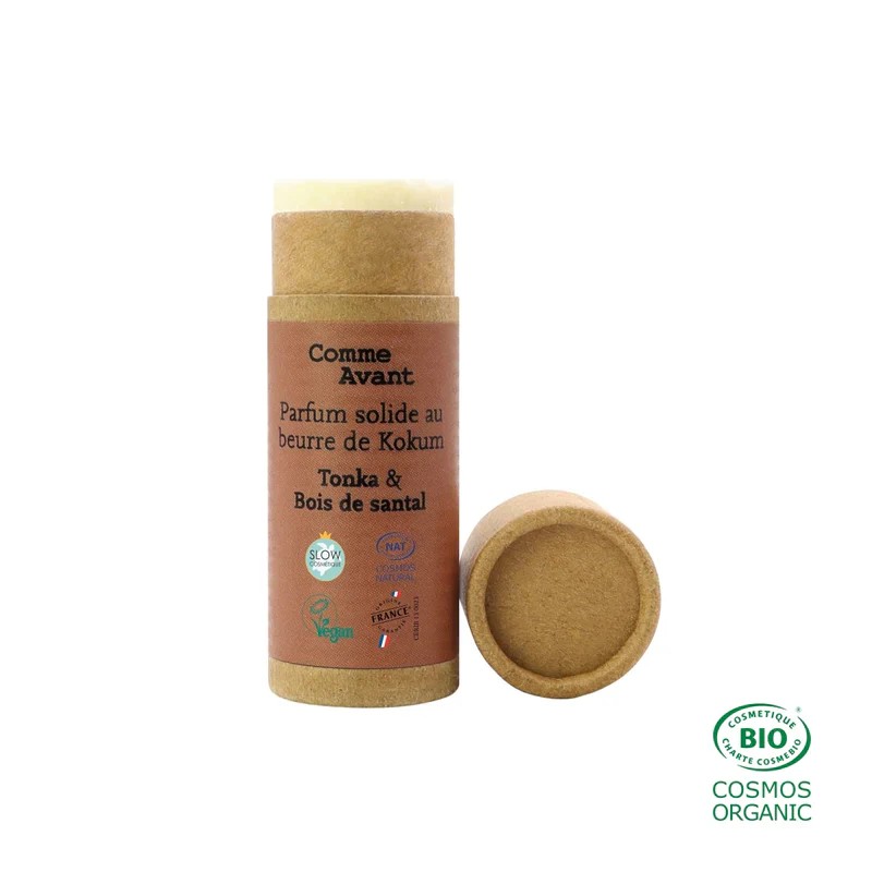 Parfum solide Tonka & Bois de santal Comme Avant Comme Avant  dans votre magasin bio en ligne Etiketbio.eu
