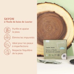 Savon huile de baies de laurier Comme Avant Comme Avant  dans votre magasin bio en ligne Etiketbio.eu