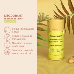 Déodorant solide Cédrat & Bambou Comme Avant Comme Avant  dans votre magasin bio en ligne Etiketbio.eu