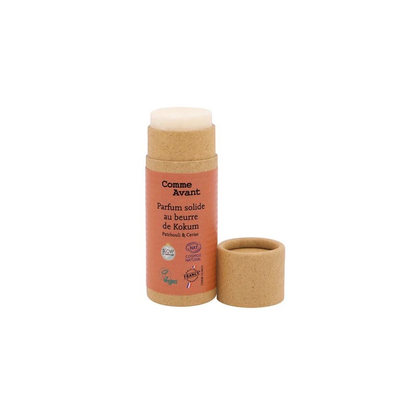 Parfum solide Patchouli & Cerise Comme Avant Comme Avant dans votre magasin bio en ligne Etiketbio.eu Parfum solide Patchouli & Cerise Comme Avant Comme Avant dans votre magasin bio en ligne Etiketbio.eu